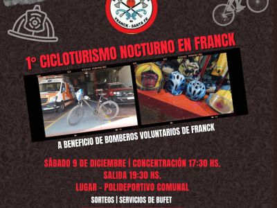 Primer cicloturismo nocturno