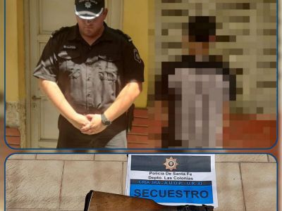 Un vecino fue aprehendido y se secuestró un arma de fuego