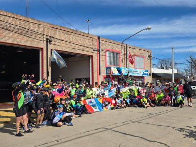 Este domingo 3 se realizó el segundo cicloturismo de Bomberos