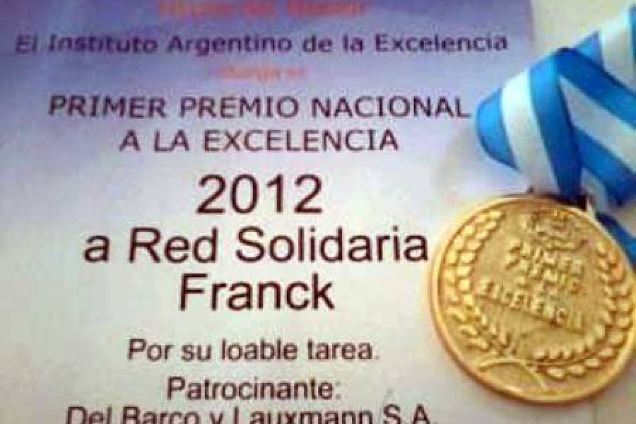Premio Nacional a la Excelencia 2012 - Red Solidaria Franck