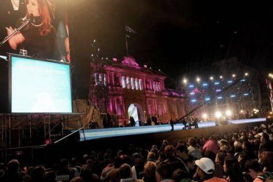 CFK Acto oficial 25 de Mayo - Foto Telam