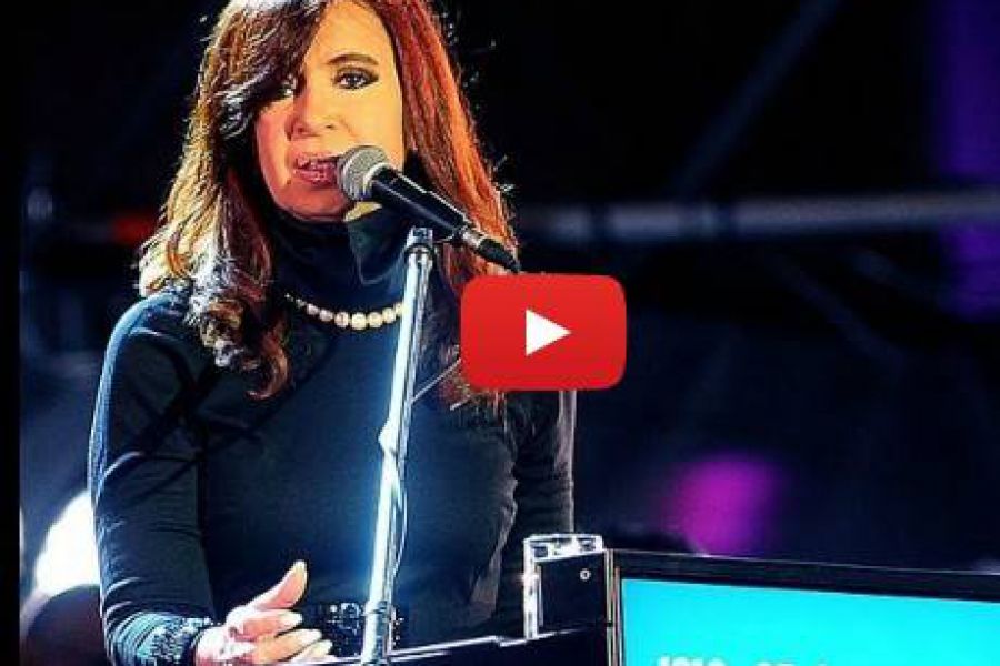 CFK Acto oficial 25 de Mayo - Video Telam