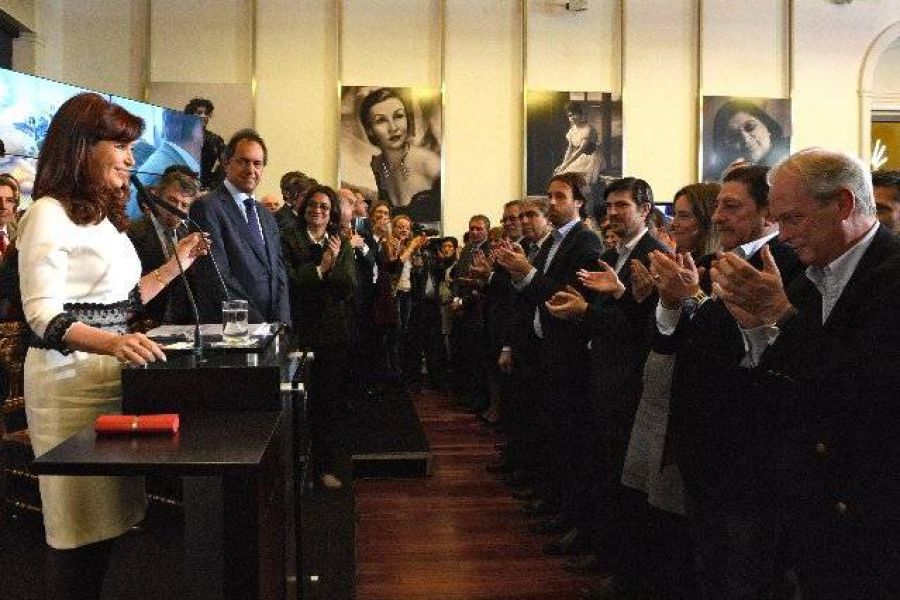 Acto CFK - Foto Presidencia