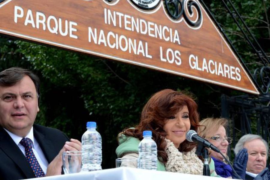 CFK en El Calafate - Foto Presidencia