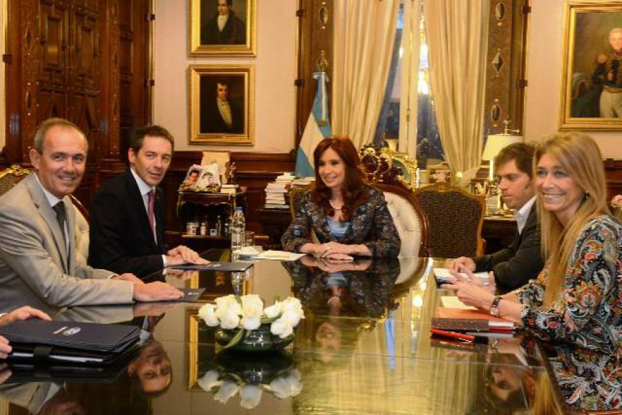 CFK con directivos de Ford - Foto Presidencia