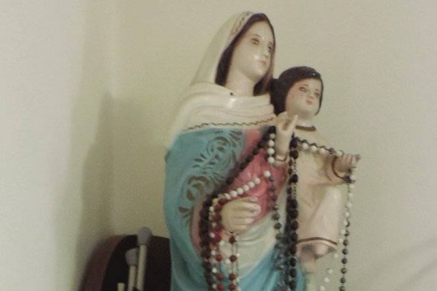 Virgen del Rosario en Hogar - Foto FM Spacio