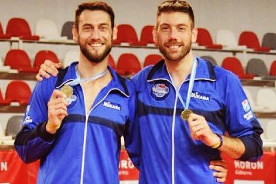 Cristian y Facundo Imhoff - Foto Lomas Voley