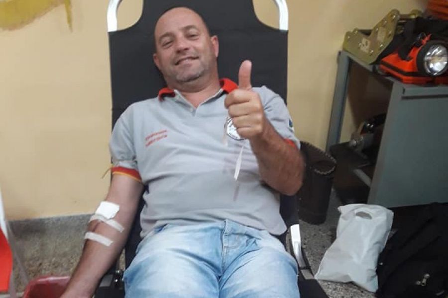 Donación de sangre en Bomberos