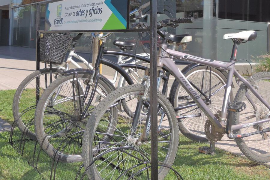 Bicicleteros en Mutual CAF