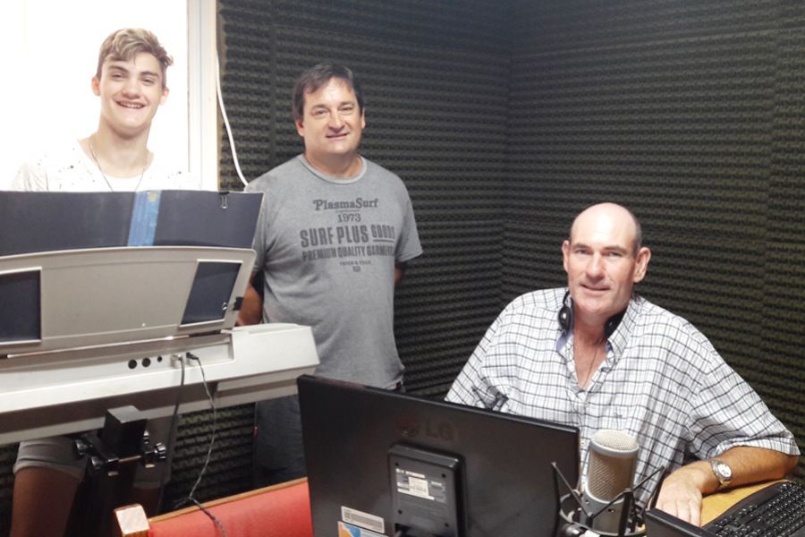 Silvio Vogt  y Erik Schmidthalter con Pochi Montú