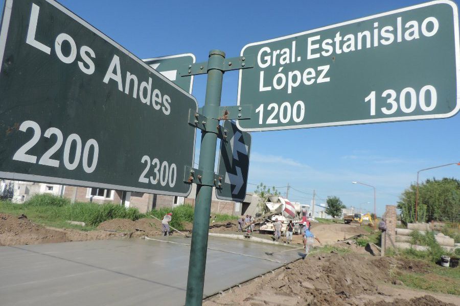 Pavimentación en calle Los Andes