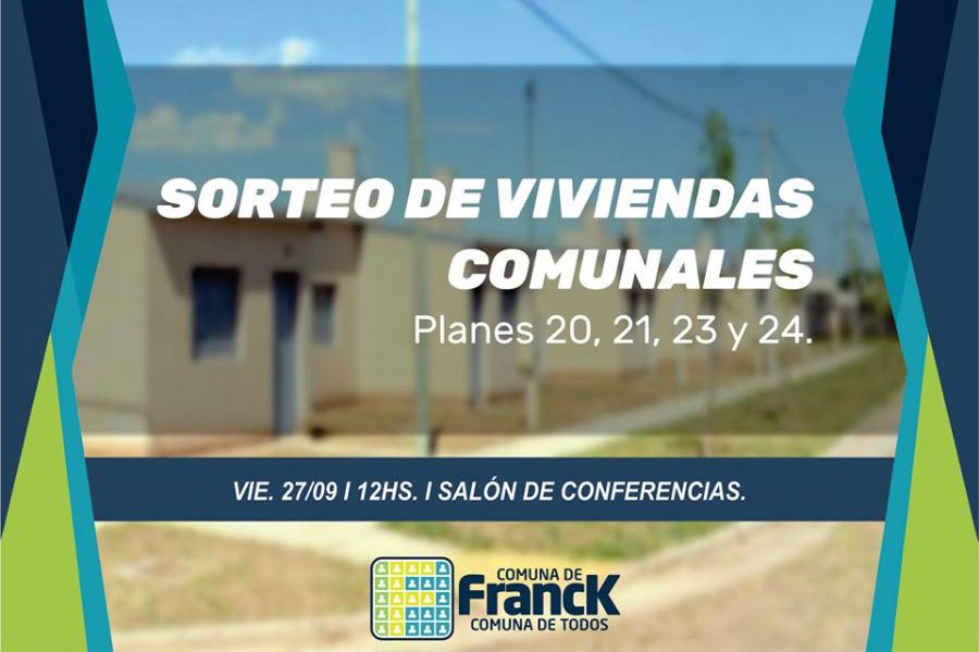Nuevo sorteo de Viviendas Comunales