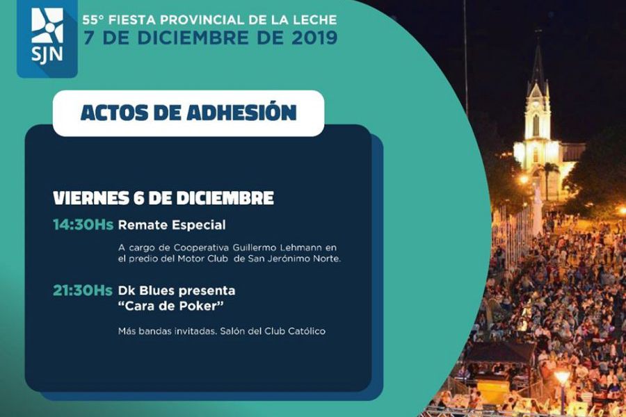 55 Fiesta Provincial de la Leche en SJN