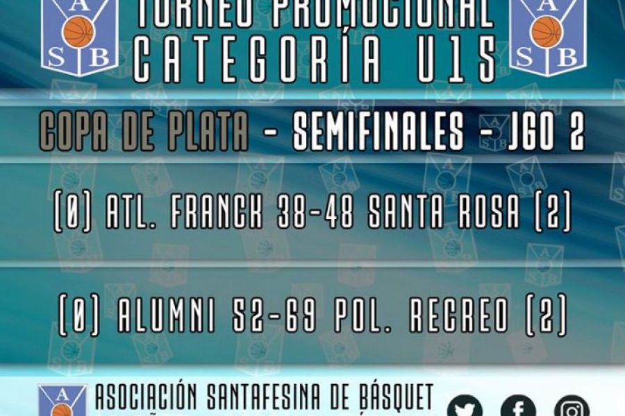 U15 Promocional CAF vs Santa Rosa