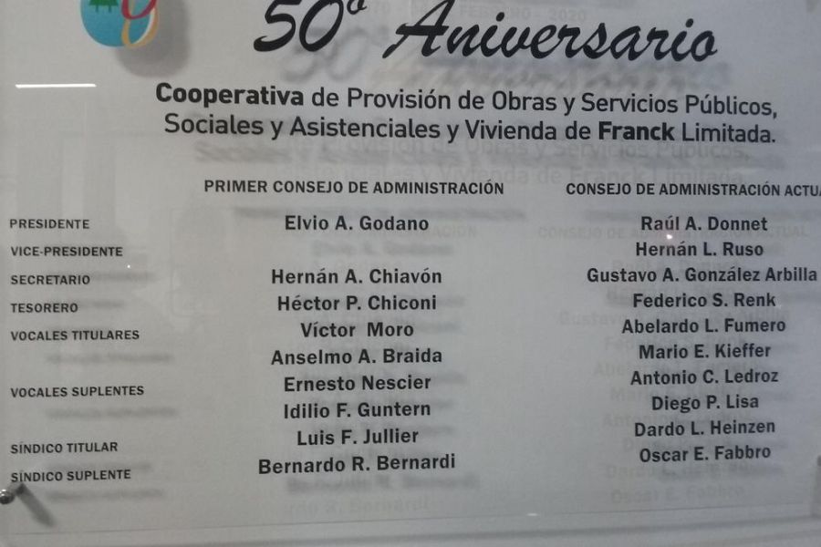 50 Aniversario Cooperativa de Servicios Públicos