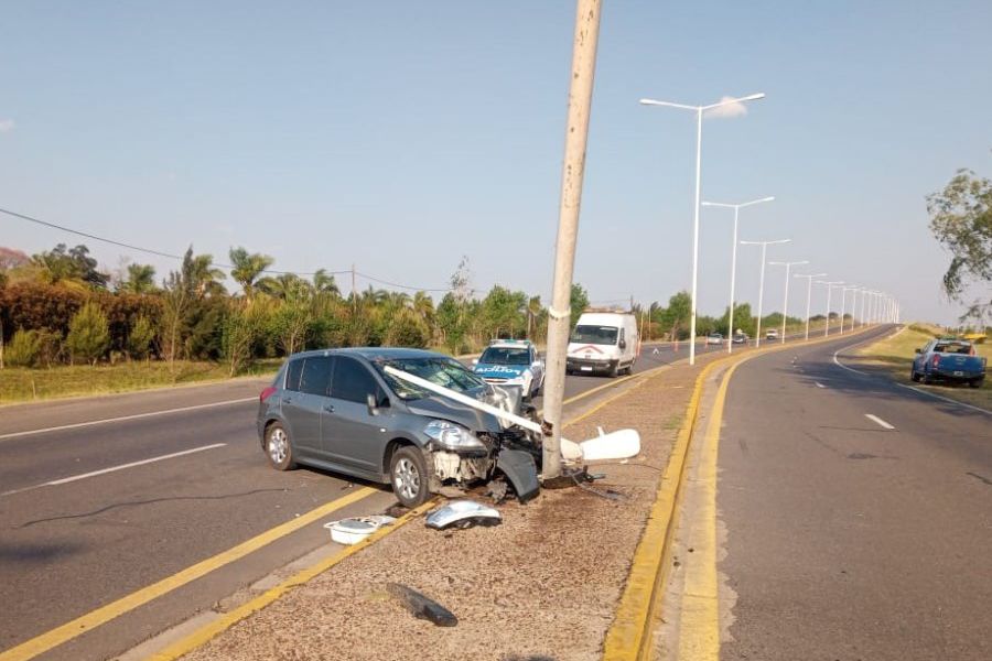 Accidente en Autovía 19 - Foto URXI