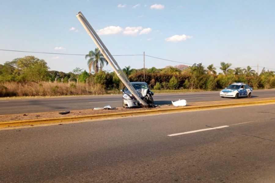 Accidente en Autovía 19 - Foto URXI