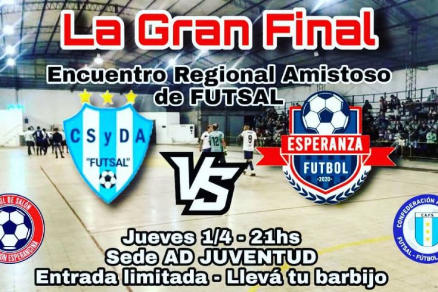 CSyDA vs Esperanza FC - Encuentro Regional Amistoso de Futsal