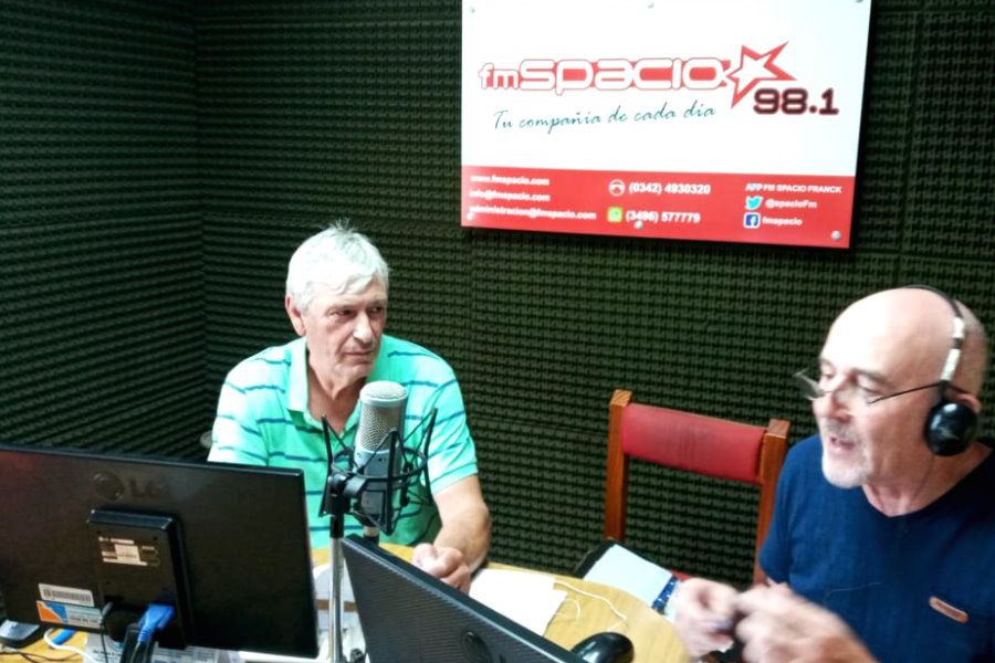 Julio Rossi y Amado Montú en FM Spacio
