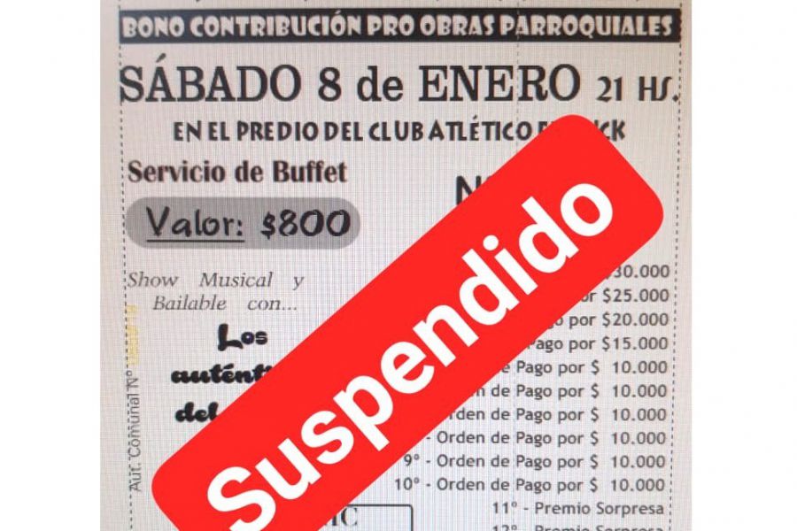 34° Fiesta de las Familias, suspendida