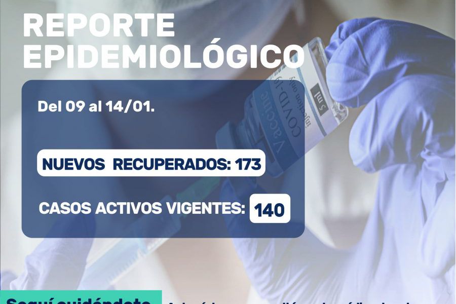 Reporte Oficial Covid-19 del 9 al 14 de Enero 2022