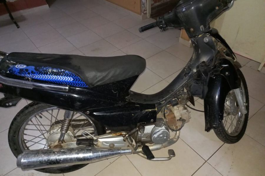 Secuestro de moto robada - Foto URXI