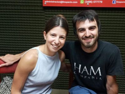 Facundo Ebenegger y Marta Bianchi de visita desde Amsterdam