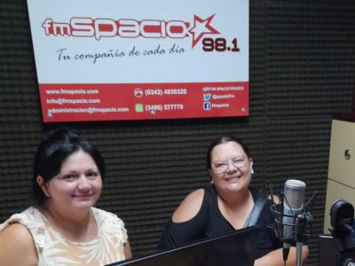 Carina y Liliana en Festival Solidario
