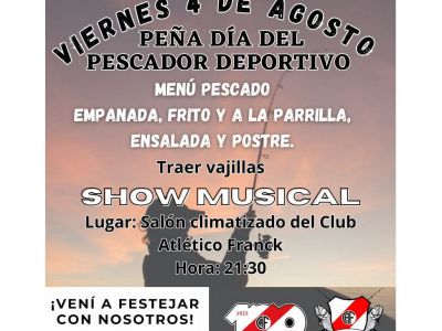 Tradicional peña del Pescador Deportivo en el C.A.F.
