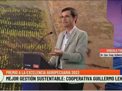 Galardón de oro para la Cooperativa Guillermo Lehmann