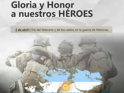 Nuevo aniversario de las Malvinas, 42 años