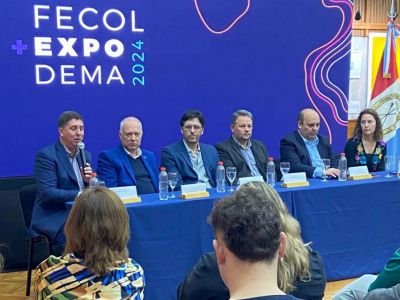 Pirola acompañó en Buenos Aires eventos claves para el desarrollo cultural y económico de Las Colonias