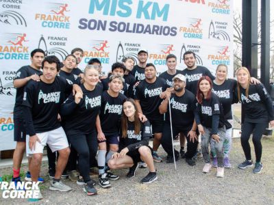 Con un compromiso solidario, Franck Corre tuvo una masiva convocatoria