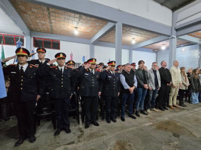 Pirola valoró la inauguración de nuevos espacios en el cuartel de Bomberos Voluntarios de San Carlos Centro