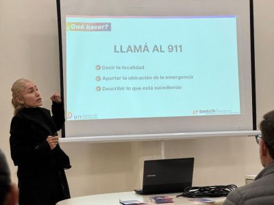 Se realizó un taller informativo sobre el Centro de Emergencias 911