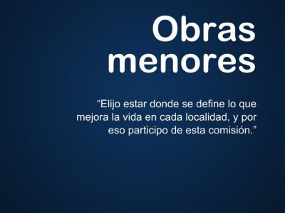 Nueva reunión de la comisión de Obras Menores