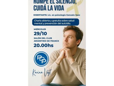 Rompé el silencio, cuidá tu vida