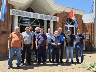 Pirola recorrió San Jerónimo del Sauce, Matilde y Humboldt: gestión cercana y hechos concretos en cada localidad