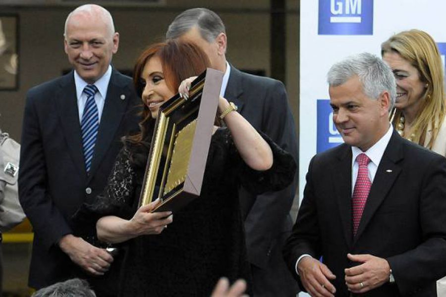 CFK en GM - Foto Presidencia de la Nacion
