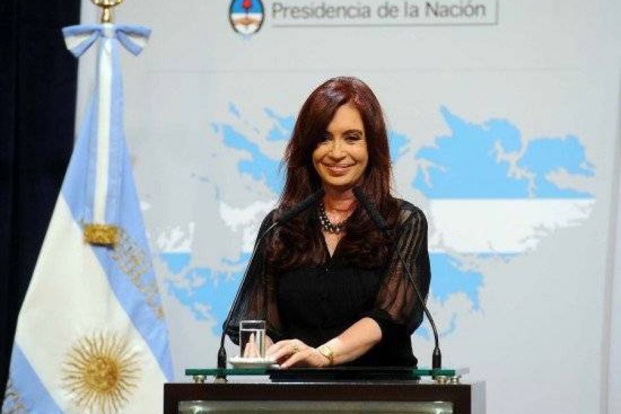CFK anuncio Malvinas - Foto Telam