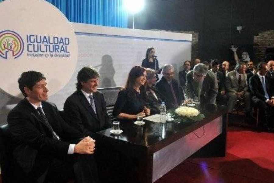 CFK Igualdad Cultural - Foto Presidencia de la Nacion