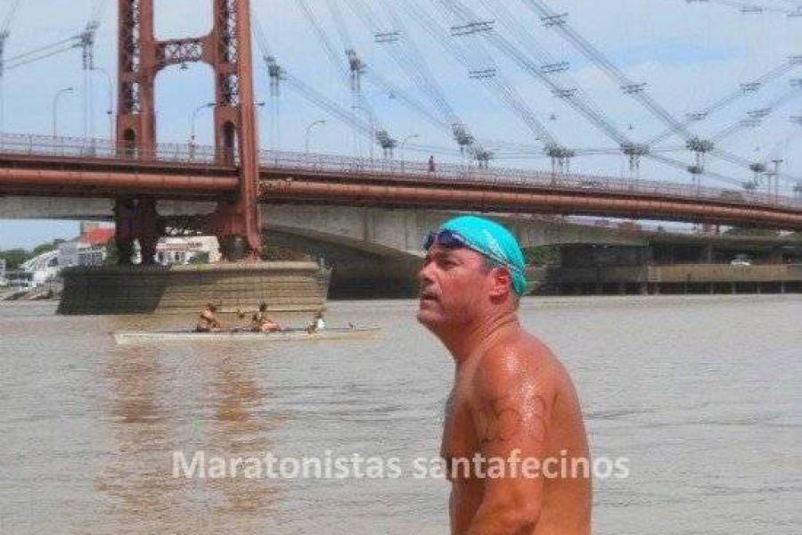 Cruce Laguna Setubal - Foto Maratonistas Santafesinos