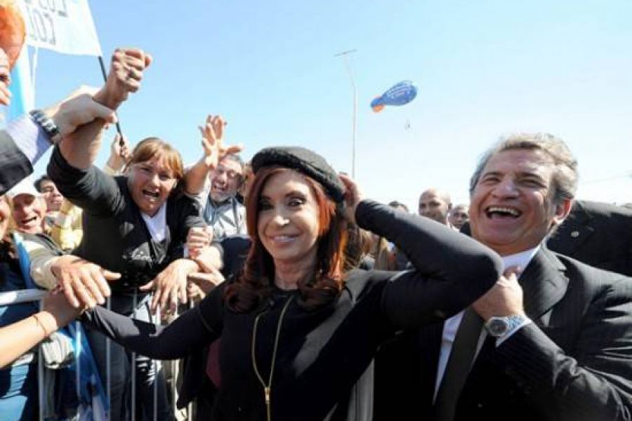 CFK con Uribarri - Foto prensagovar