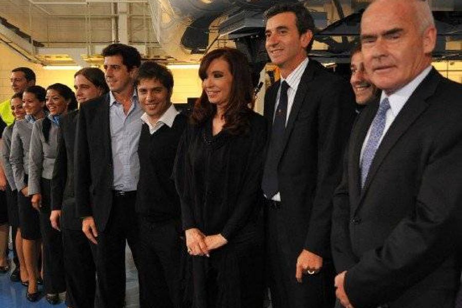 CFK en Ezeiza - Foto Presidencia