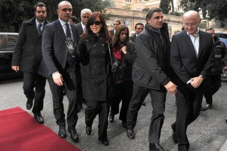 CFK en Roma - Foto Presidencia