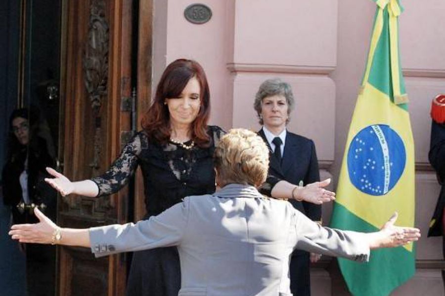 CFK con Dilma - Foto Telam