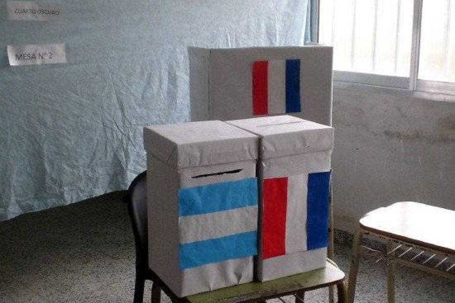 Simulacro electoral en la 298 - Foto FM Spacio