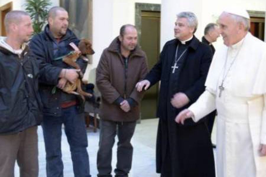 4 Sin techos con el Papa - Foto AFP