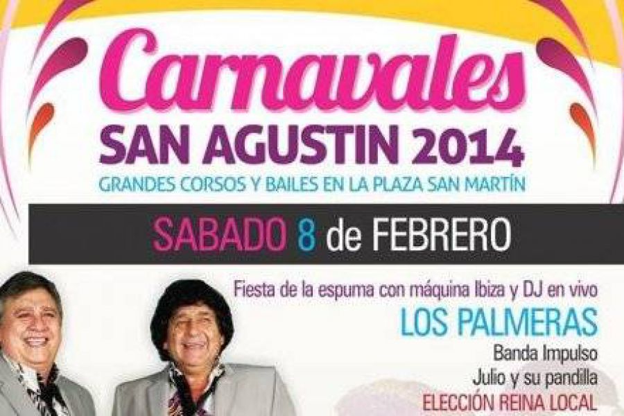 Carnavales San Agustin  2014 - 8 de Febrero