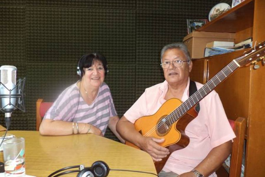 Nilda Russo y Daniel de Los Rios - Foto FM Spacio